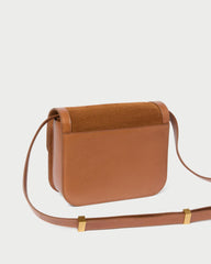 Loeffler Randall Desi Cacao Suede/Leather Crossbody | Women Crossbodies
