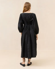 Loeffler Randall Diane Black Cotton Dress | Women Dresses