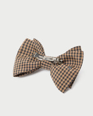Loeffler Randall Eden Brown/Black Bow Hair Clip | Women Accessories
