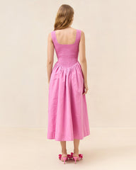 Loeffler Randall Estelle Pink Smocked Dress | Women Dresses