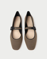 Loeffler Randall Ginger Brown/Black Check Mary Jane L Flats L Footwear | Women Flats & Loafers