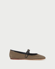 Loeffler Randall Ginger Brown/Black Check Mary Jane L Flats L Footwear | Women Flats & Loafers