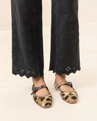 Loeffler Randall Ginger Leopard Velvet Mary Jane | Women Flats & Loafers