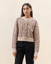 Loeffler Randall Idris Leopard Cardigan L Sweaters & Knits L Apparel | Women Knitwear