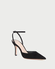 Loeffler Randall Jaden Black Suede Pump | Women Pumps & Mules