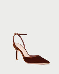 Loeffler Randall Jaden Sienna Velvet Pump | Women Pumps & Mules