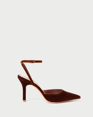 Loeffler Randall Jaden Sienna Velvet Pump | Women Pumps & Mules