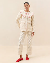 Loeffler Randall James Natural/Poppy Workwear Jacket L Outerwear L Apparel | Women Outerwear