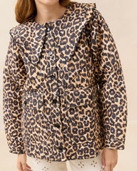 Loeffler Randall James Watercolor Leopard Workwear Jacket | Women Outerwear