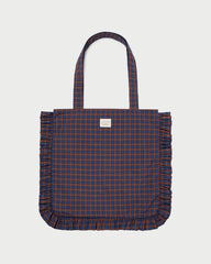 Loeffler Randall Justine Navy Ruffle Tote | Women Totes