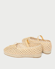 Loeffler Randall Kayla Natural Raffia Ballet Espadrille I Espadrilles I Footwear | Women Flats & Loafers