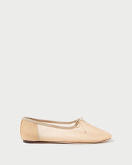 Loeffler Randall Landon Caramel Mesh Ballet Flat L Flats L Footwear | Women Flats & Loafers