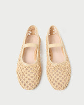 Loeffler Randall Leonie Natural Crochet Ballet Flat L Flats L Footwear | Women Flats & Loafers