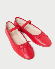 Loeffler Randall Leonie Red Leather Ballet Flat I Flats I Footwear | Women Flats & Loafers