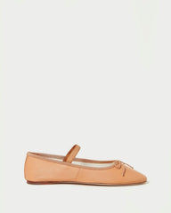 Loeffler Randall Leonie Soft Ballet Flat Caramel | Women Flats & Loafers