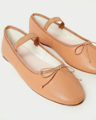 Loeffler Randall Leonie Soft Ballet Flat Caramel | Women Flats & Loafers