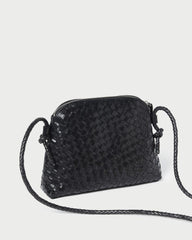 Loeffler Randall Mallory Black Woven Leather Crossbody L Crossbodies L Handbags | Women Crossbodies