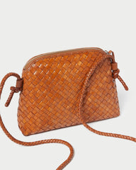 Loeffler Randall Mallory Timber Brown Woven Crossbody L Crossbodies L Handbags | Women Crossbodies