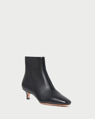 Loeffler Randall Marcella Black Leather Ankle Boot | Women Boots