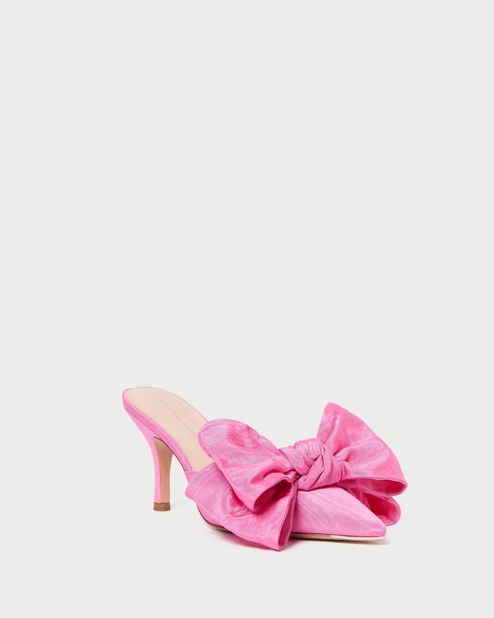 Loeffler Randall Margot Rose Moiré Bow Mule | Women Pumps & Mules