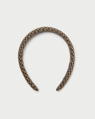 Loeffler Randall Marina Brown Cotton Puffy Headband L Hair Accessories L Accessories | Women Accessories