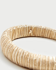 Loeffler Randall Marina Puffy Headband Gold | Women Accessories