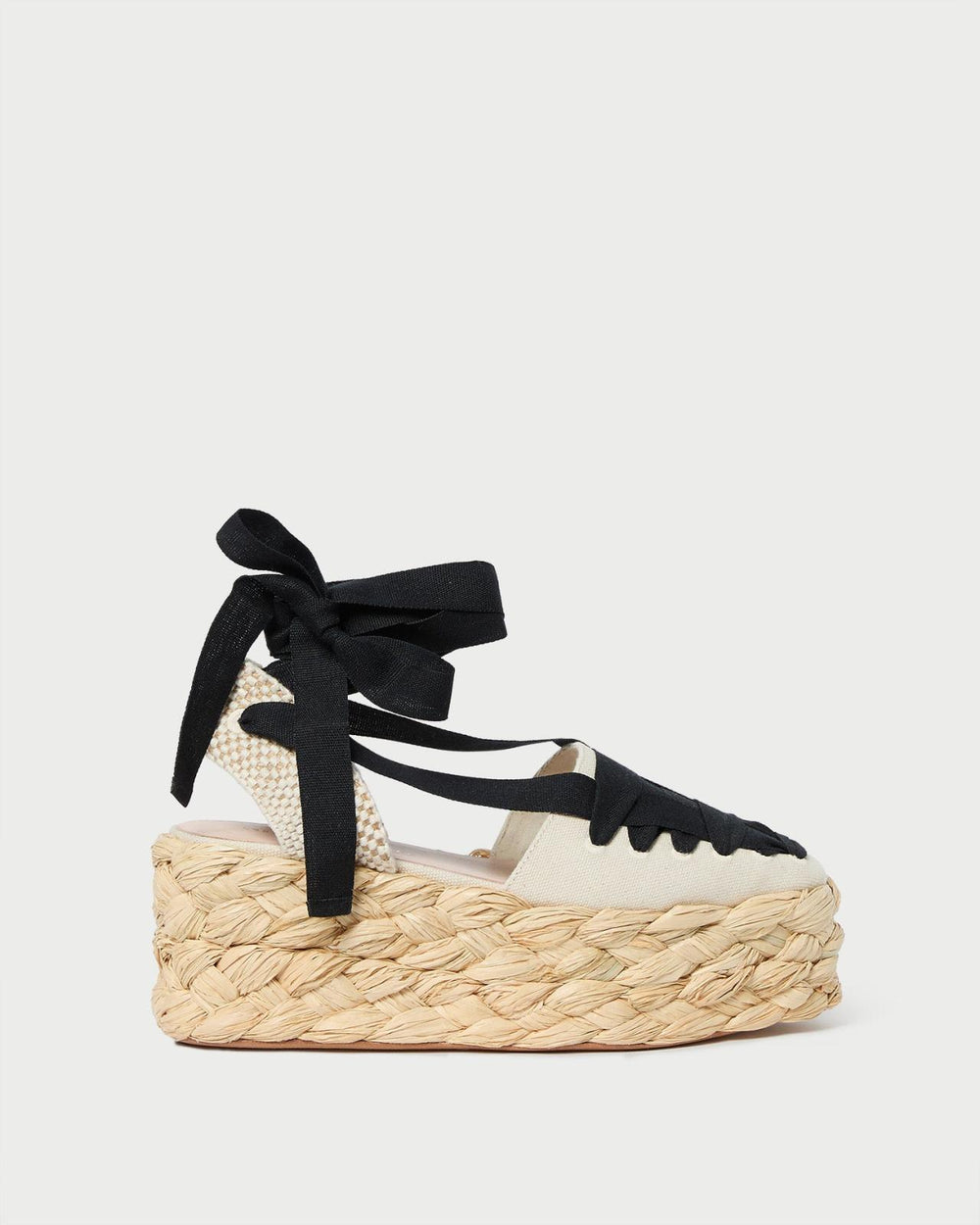 Loeffler Randall Mason Natural/Black Platform Espadrille L Espadrilles L Footwear | Women Flats & Loafers
