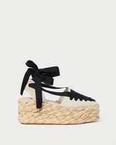 Loeffler Randall Mason Natural/Black Platform Espadrille L Espadrilles L Footwear | Women Flats & Loafers
