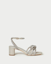 Loeffler Randall Mikel Cappuccino Bow Mid-Heel Sandal L Heeled Sandals L Footwear | Women Heeled Sandals