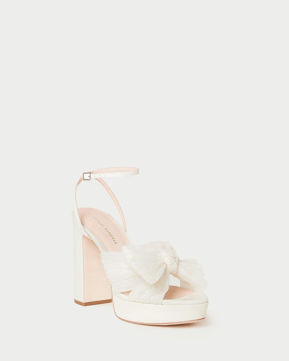 Loeffler Randall Natalia Pearl Platform Bow Heel | Women Heeled Sandals