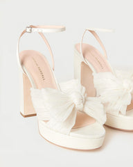 Loeffler Randall Natalia Pearl Platform Bow Heel | Women Heeled Sandals