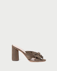 Loeffler Randall Penny Brown/Black Bow Heel | Women Heeled Sandals