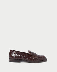 Loeffler Randall Rachel Espresso Woven Loafer L Loafers L Footwear | Women Flats & Loafers