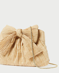 Loeffler Randall Rayne Natural Bow Clutch L Clutches L Handbags | Women Clutches