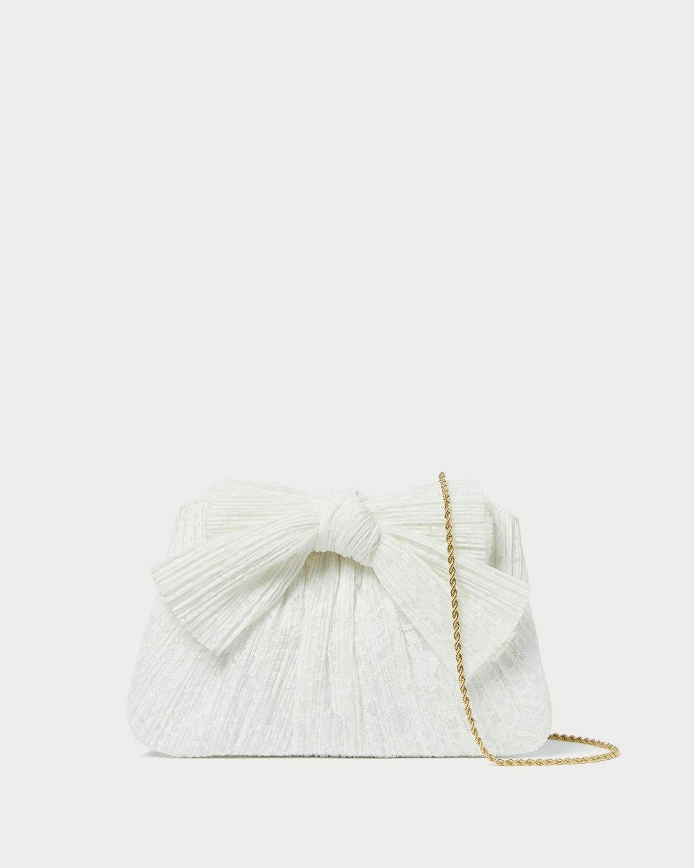 Loeffler Randall Rayne White Lace Bow Clutch L Clutches L Handbags | Women Clutches
