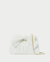 Loeffler Randall Rayne White Lace Bow Clutch L Clutches L Handbags | Women Clutches