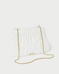 Loeffler Randall Rayne White Lace Bow Clutch L Clutches L Handbags | Women Clutches