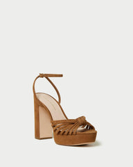Loeffler Randall Rivka Cacao Knot Platform Sandal L Heeled Sandals L Footwear | Women Heeled Sandals
