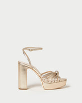 Loeffler Randall Rivka Champagne Knot Platform Sandal I Heeled Sandals I Footwear | Women Heeled Sandals
