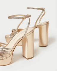 Loeffler Randall Rivka Champagne Knot Platform Sandal I Heeled Sandals I Footwear | Women Heeled Sandals