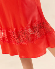 Loeffler Randall Saskia Red Silk Skirt | Women Bottoms