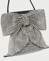 Loeffler Randall Violet Silver Diamanté Bow Crossbody L Crossbodies L Handbags | Women Crossbodies