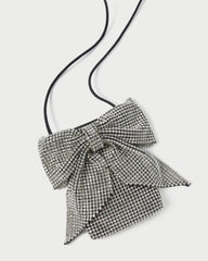 Loeffler Randall Violet Silver Diamanté Bow Crossbody L Crossbodies L Handbags | Women Crossbodies