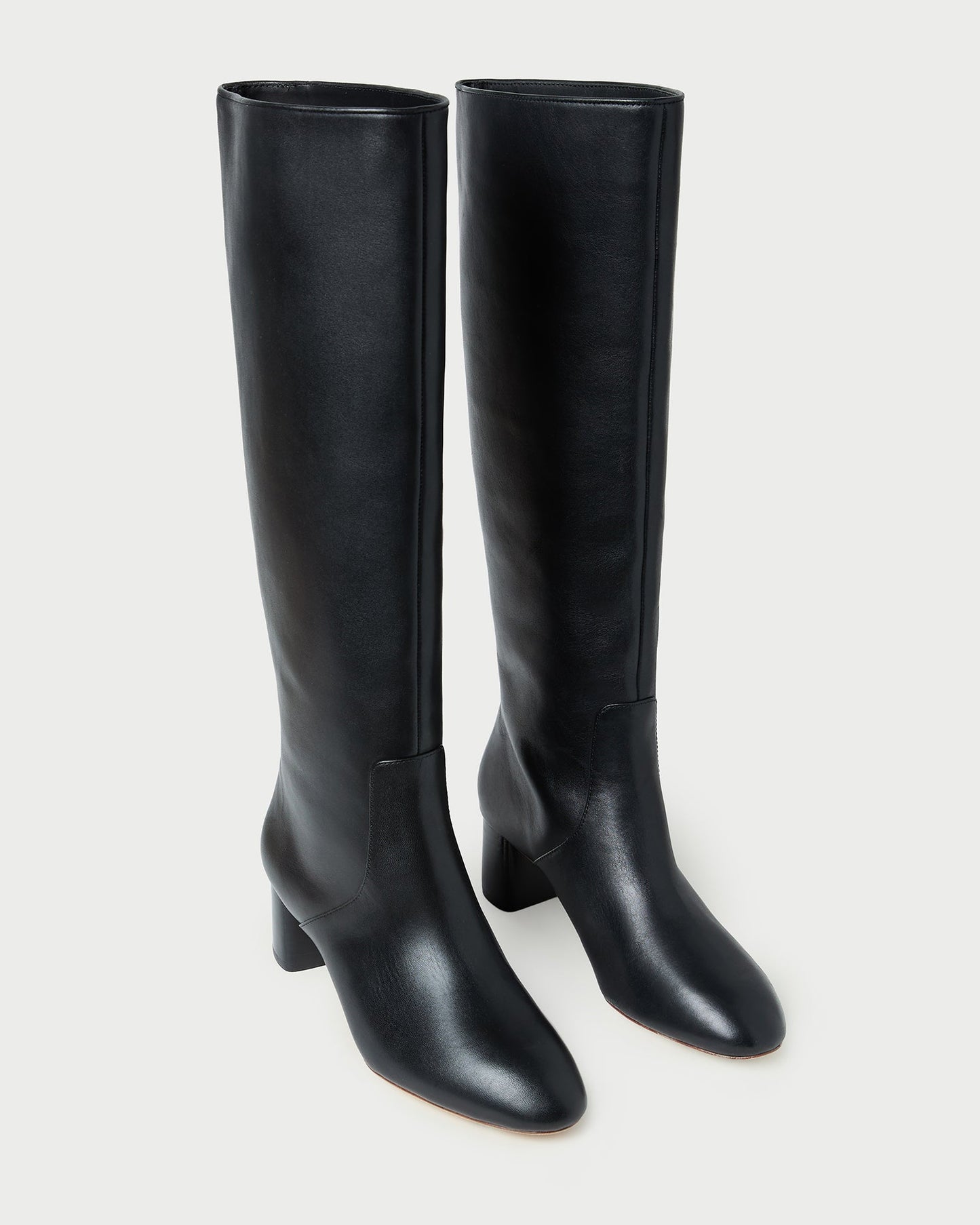 Gia Black Leather Tall Boot