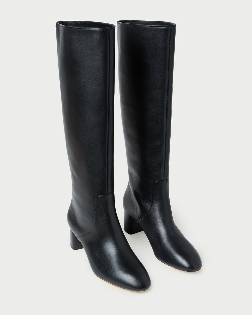 Gia Black Leather Tall Boot