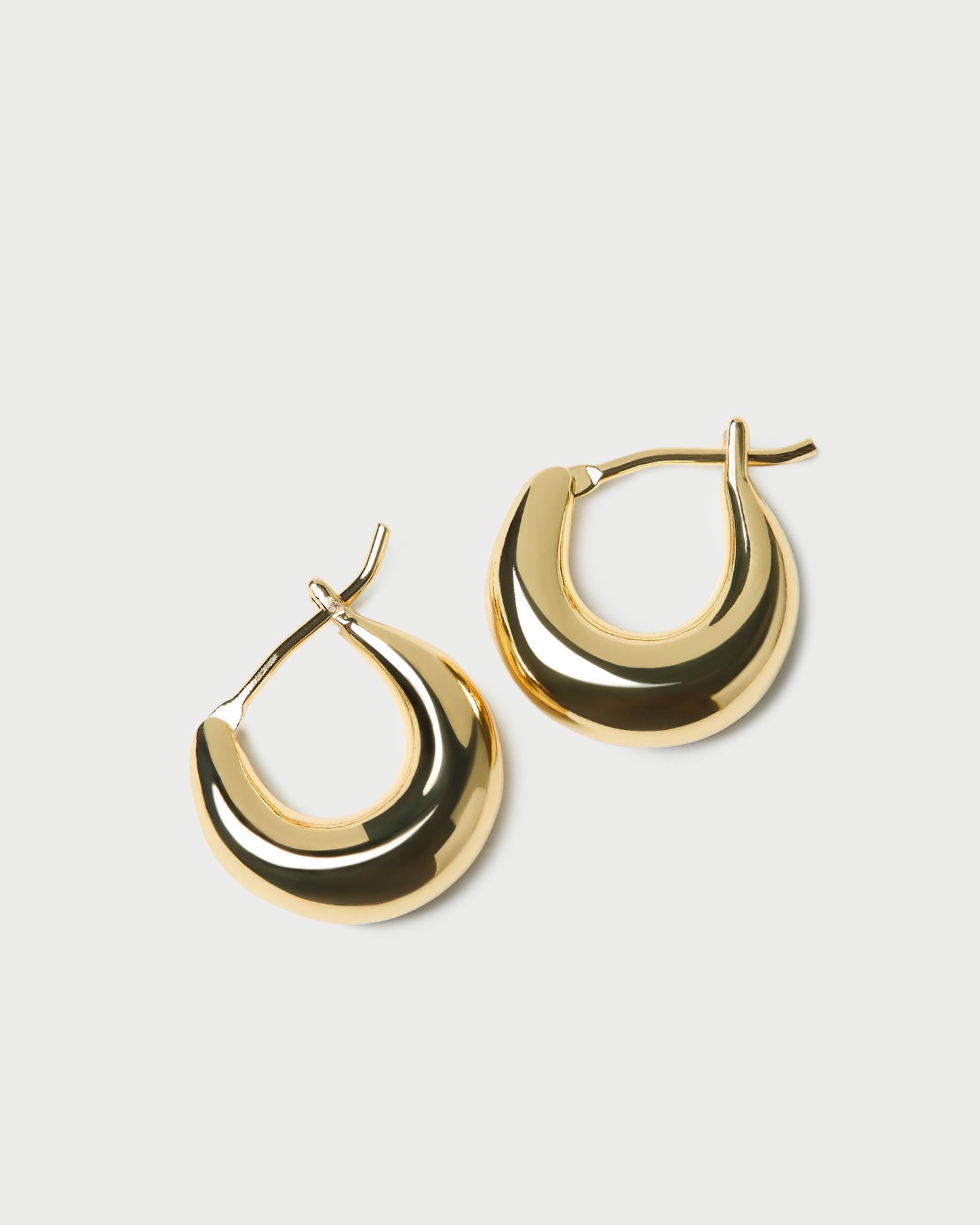 Adeline Gold Mini Dome Hoop Earring