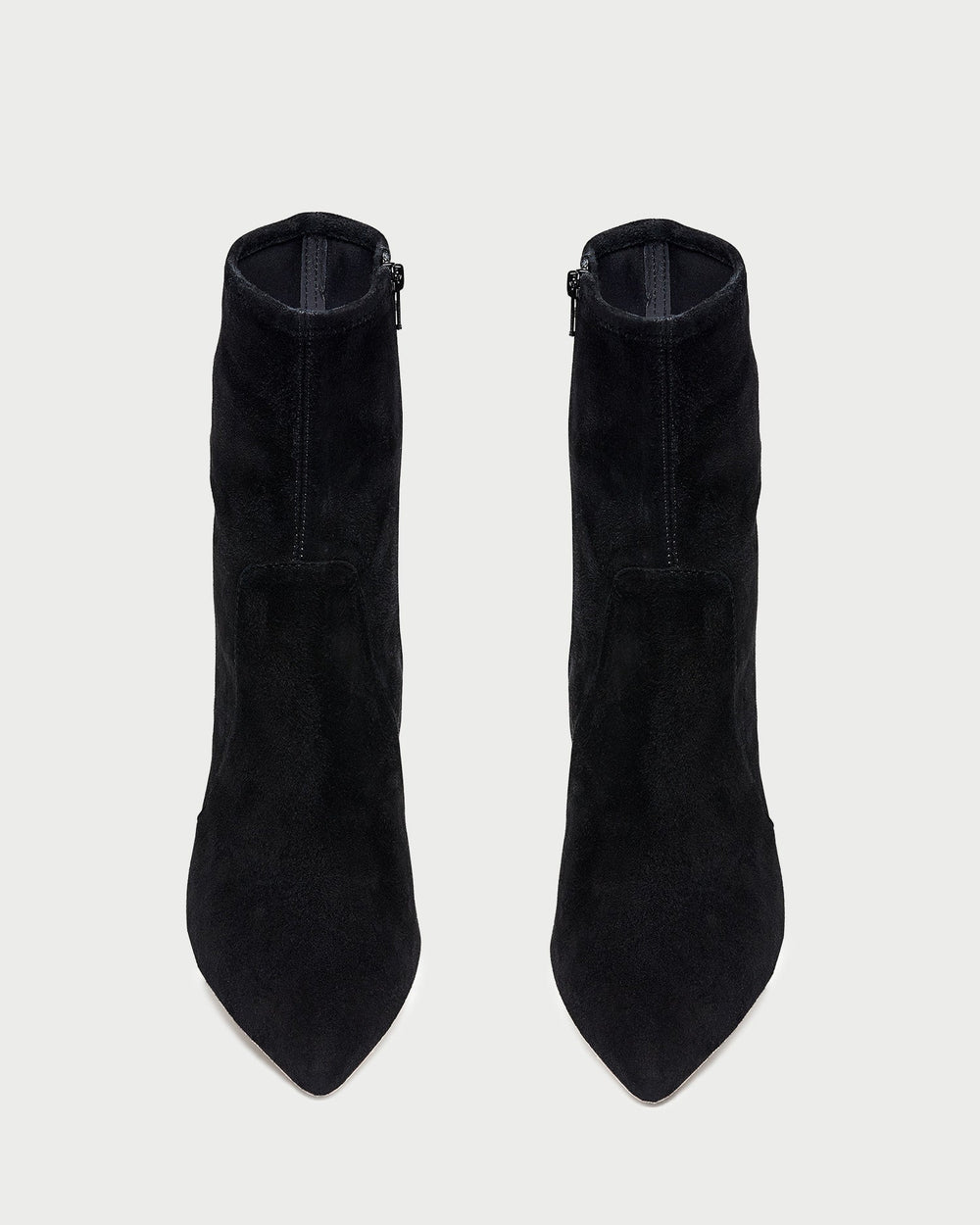Isla Black Suede Ankle Bootie