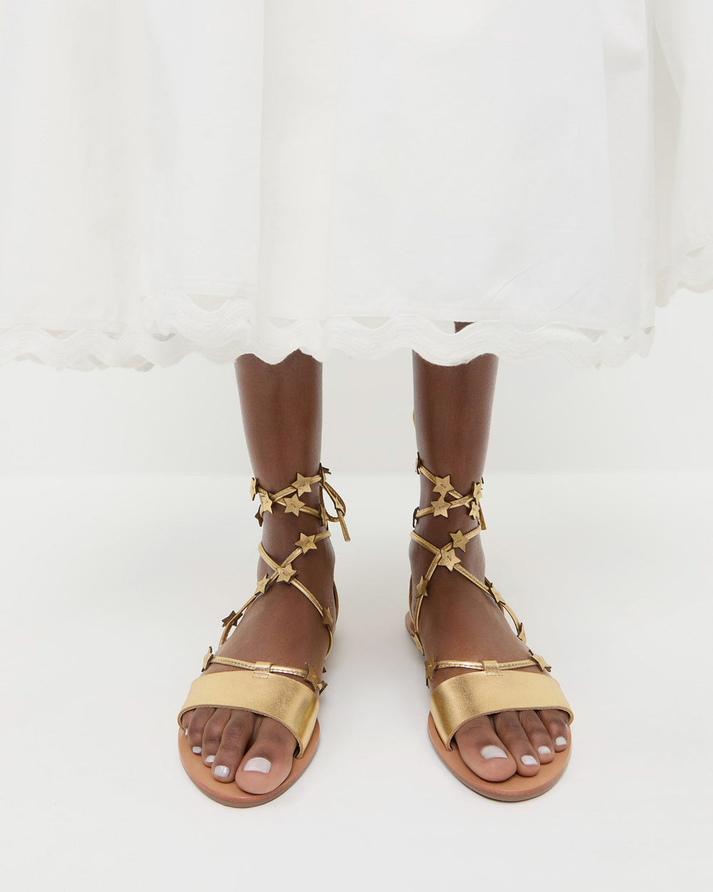 Starla Gold Wrap Sandal