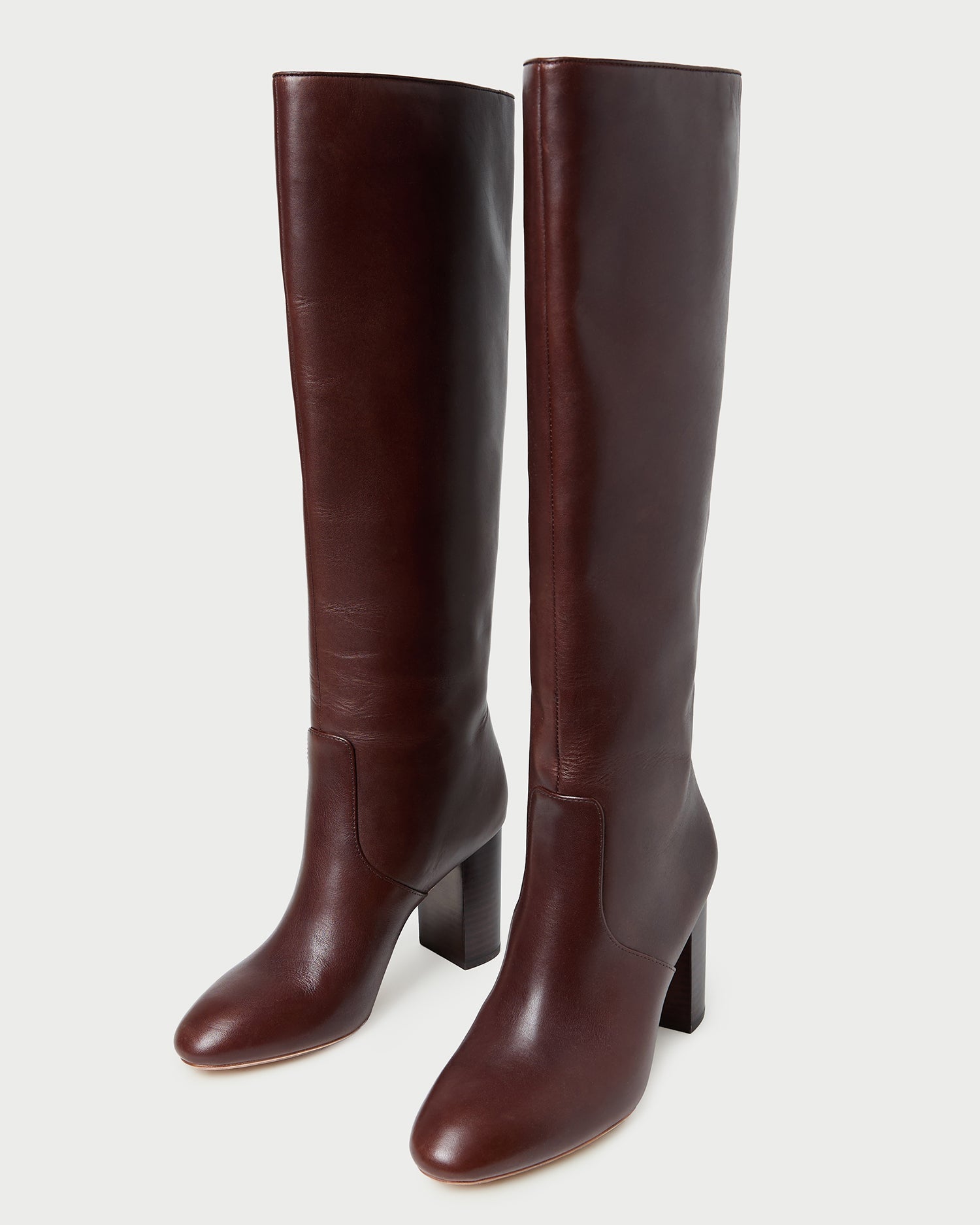 Goldy Espresso Leather Tall Boot