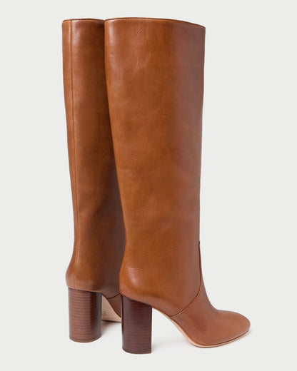Goldy Safari Leather Tall Boot